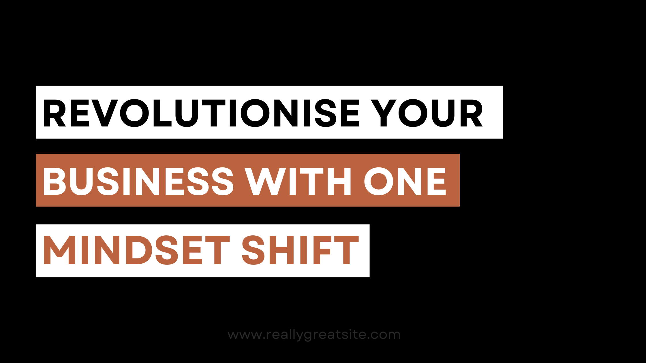 Unlock Business Success with a Simple Change in Thinking.